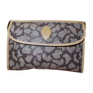 Vintage Yves Saint Laurent Giraffe Print Clutch/Pouch